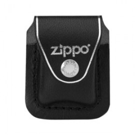 FUNDA ZIPPO PIEL NEGRA PARA ENCENDEDOR CON CLIP