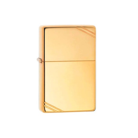 ENCENDEDOR ZIPPO BRONCE BRILLANTE VINTAGE