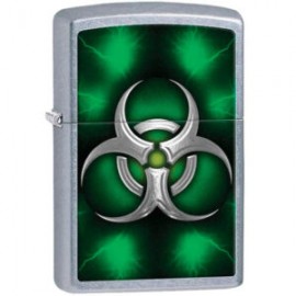 ENCENDEDOR ZIPPO SIMBOLO RIESGO BIOLOGICO