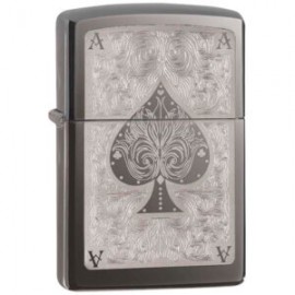 ENCENDEDOR ZIPPO AS NEGRO