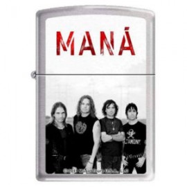 ENCENDEDOR ZIPPO MANA CON LETRAS ROJAS