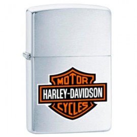 ENCENDEDOR ZIPPO CROMADO LOGO HARLEY DAVIDSON