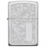 ENCENDEDOR ZIPPO CROMADO BRILLANTE VENECIANO