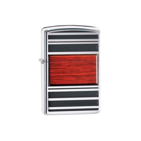 ENCENDEDOR ZIPPO ACERO Y MADERA