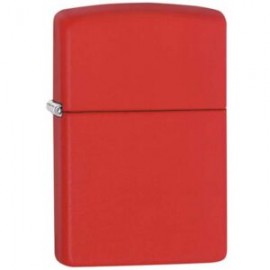 ENCENDEDOR ZIPPO ROJO MATE