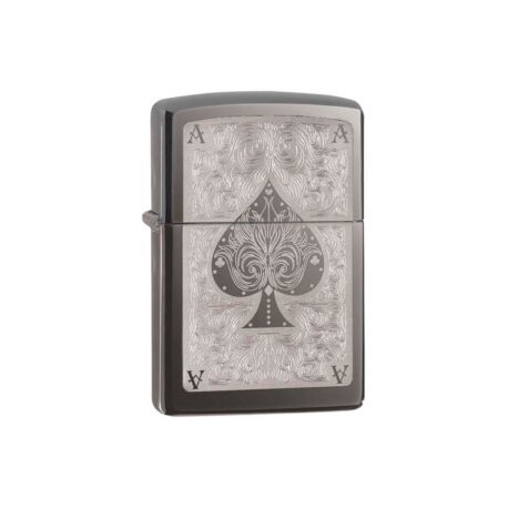 ENCENDEDOR ZIPPO AS NEGRO