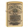 ENCENDEDOR ZIPPO BRONCE  BRILLANTE EMBLEMA JIM BEAN