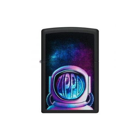 ENCENDEDOR ZIPPO NEGRO MATE ASTRONAUTA ZIPPO Y GALAXIA