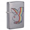 ENCENDEDOR ZIPPO CROMADO ICONO PLAYBOY MULTICOLOR