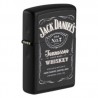 ENCENDEDOR ZIPPO JACK DANIELS NEGRO CON TEXTURA