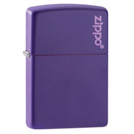 ENCENDEDOR ZIPPO MATE PURPURA LOGO ZIPPO