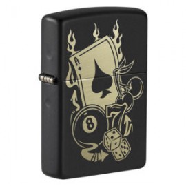 ENCENDEDOR ZIPPO NEGRO MATE APUESTAS