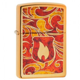 ENCENDEDOR ZIPPO DORADO ESCUDO