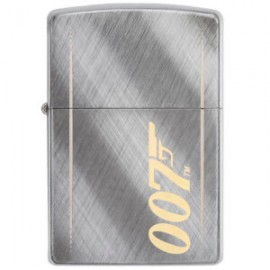 ENCENDEDOR ZIPPO 007 CON LINEAS AMARILLAS