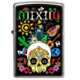 ENCENDEDOR ZIPPO DISEÑA TU MEXICO VIDA MEXICANA