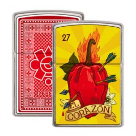 ENCENDEDOR ZIPPO DISEÑA TU MEXICO ARDE CORAZON HABANERO