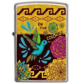 ENCENDEDOR ZIPPO DISEÑA TU MEXICO LA MAGIA DE TUS COLORES